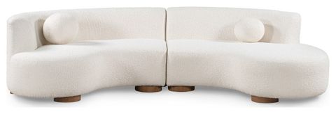 Octavia Sectional, Ivory - Transitional - Sectional Sofas - By Kosas ... with regard to Octavia Sectional, Ivory